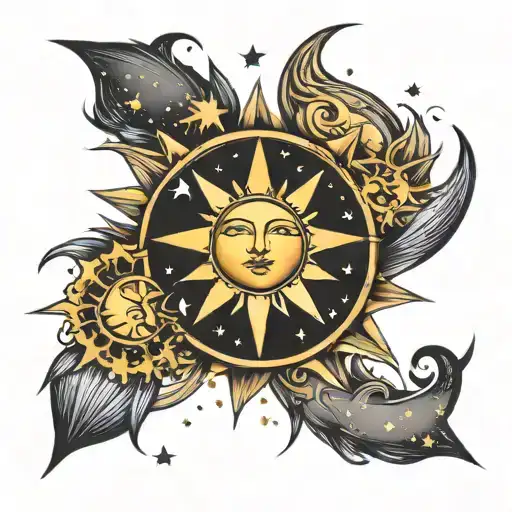 Sun Moon And Stars