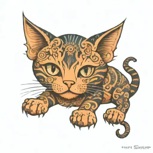 A Cat With Theee Legs