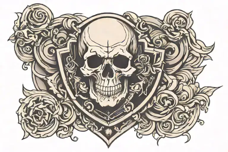 Skull And Shield