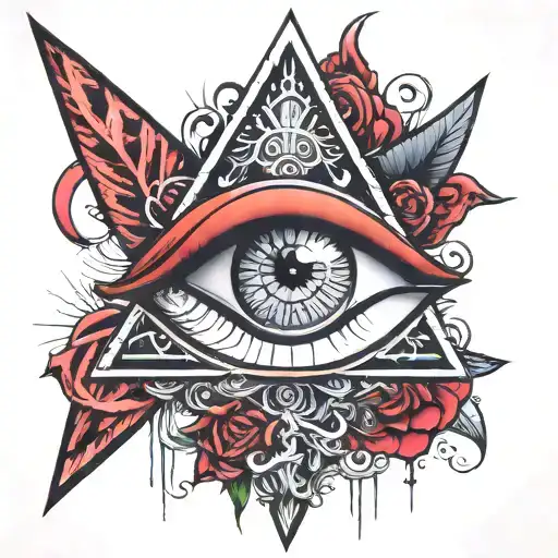 Evil All Seeing Eye And Anonymous Integrated