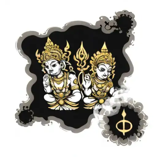 Hindu Trimurti Gods All The Heavens