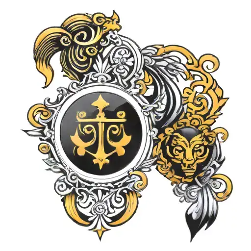 Leo And Libra Symbol