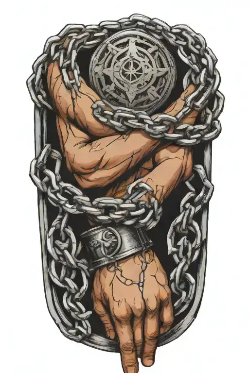 Chains Around Forearm