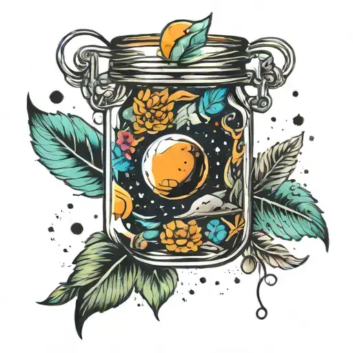 Space In A Jar Filled