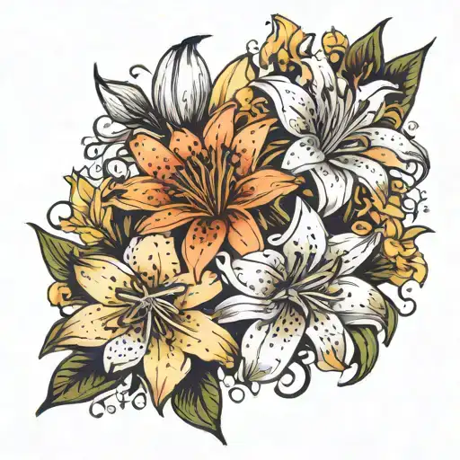 Lily And Daisy Bouquet