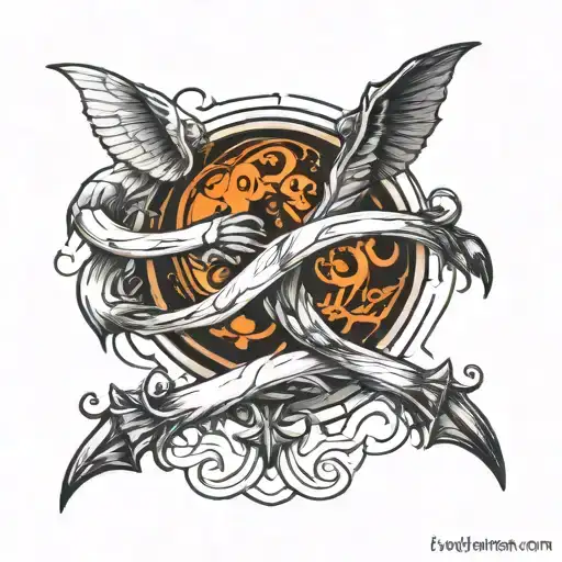 Make Me A Tatto Design On Forearm Of A Gemini And A Scorpio