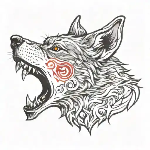 Alpha Male Wolf Howling