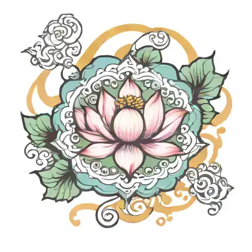 Lotus Moon Abundance Prosperity