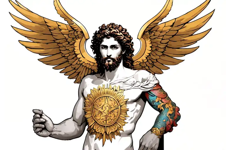 Atlas Greek God Holding