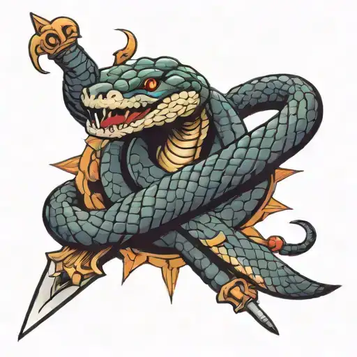 Snake On A Sword