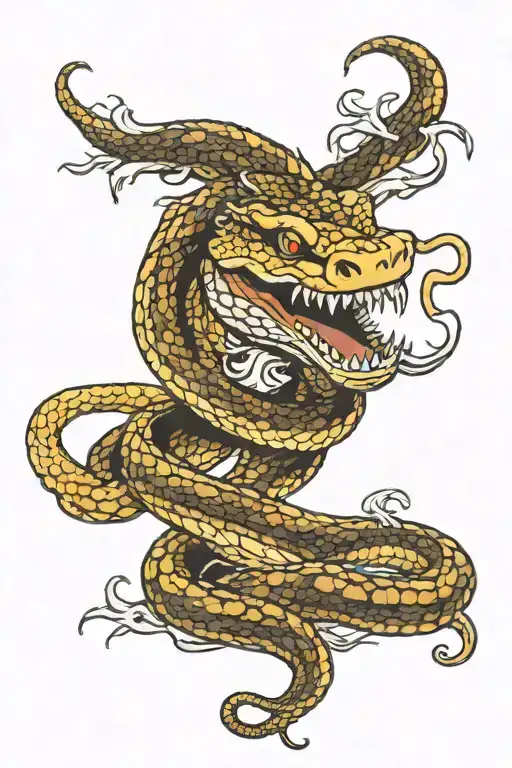 Nightmare Python Snake Yakuza