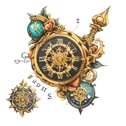 Clock Universe Compass