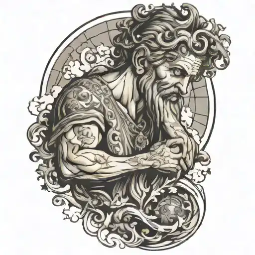 God Holding The World