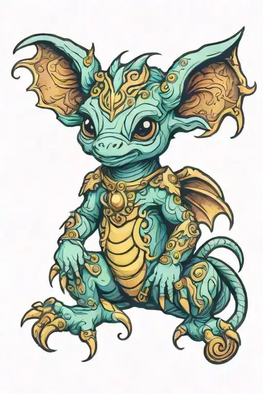 Mythical Baby Creature Color