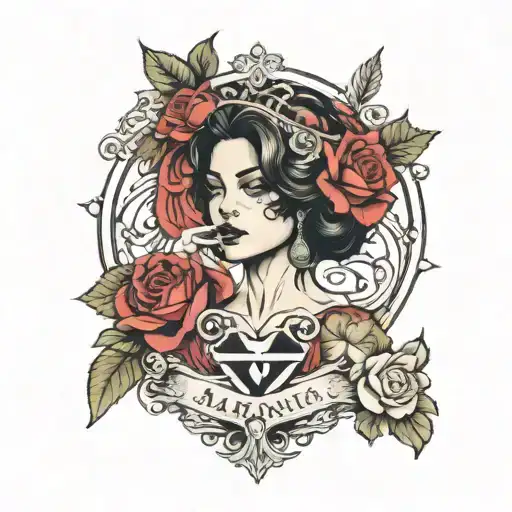 I Need A Female Tattoo That Says Mariana