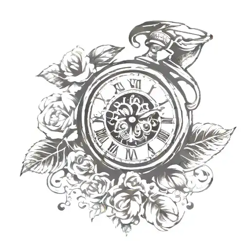 Clock With Baby Foot Print