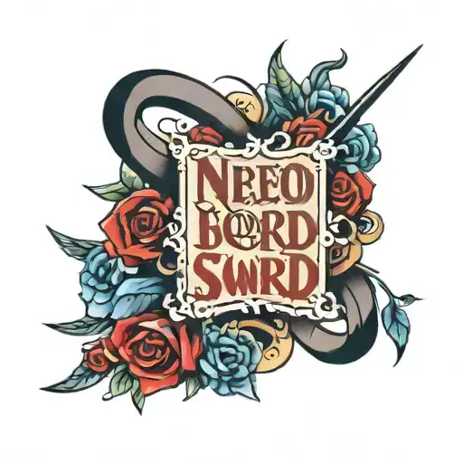 Broken Sword And Text