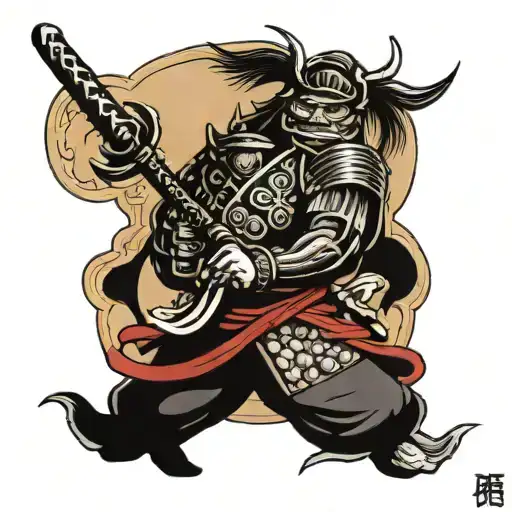 Samurai-like Wakando Warrior