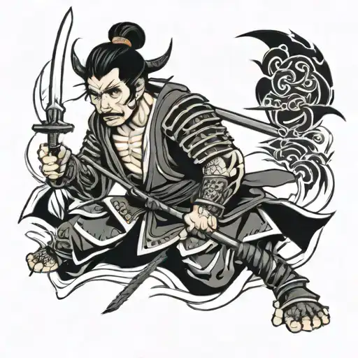 Samurai Warrior Black