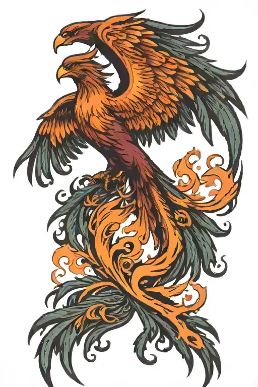 Phoenix Rising From The Ashes