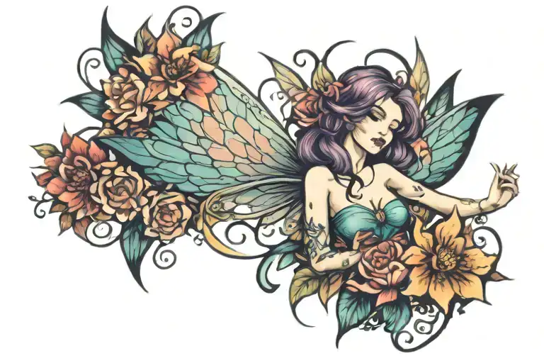 Fairy With The Colors