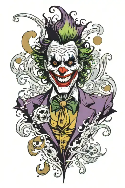 Joker Surrounded By Laughter