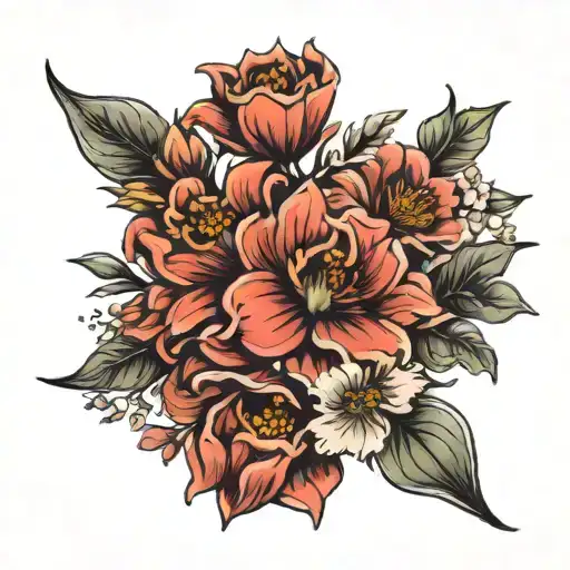 Birth Flower Bouquet