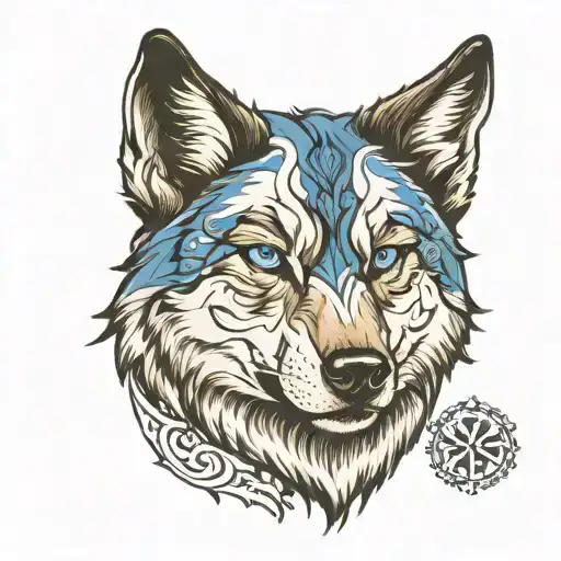 Wolf Blue Eyes