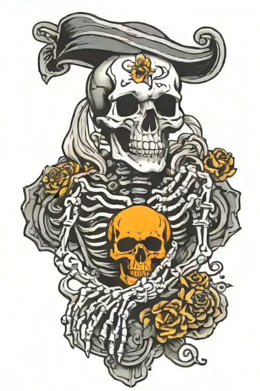 Praying Skeleton Hand