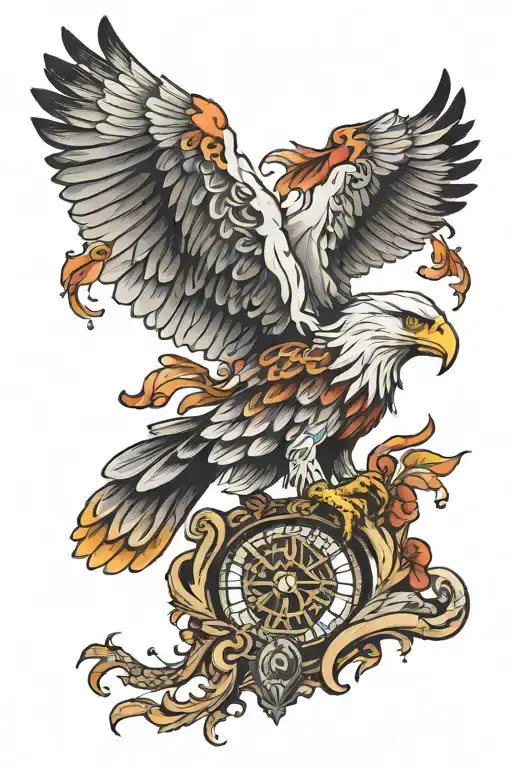 Half Skeleton Eagle