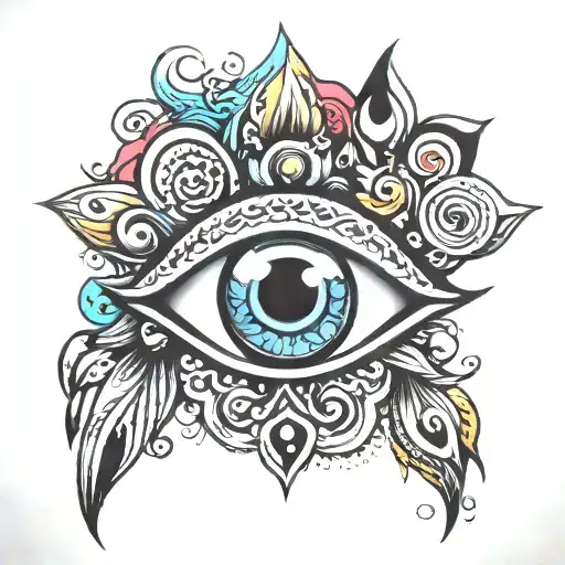 Abstract Evil Eye