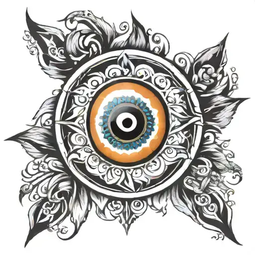 Evil Eye Inside Surrounded