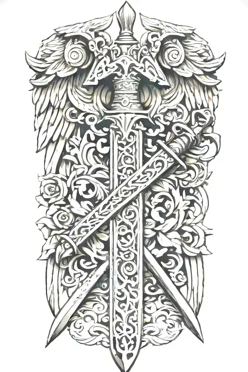 Roman Warrior Sword With