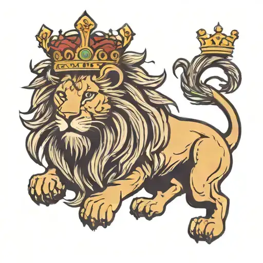 Lion With Crown