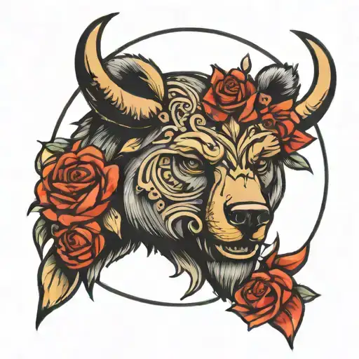 Sagittarius Bear Head