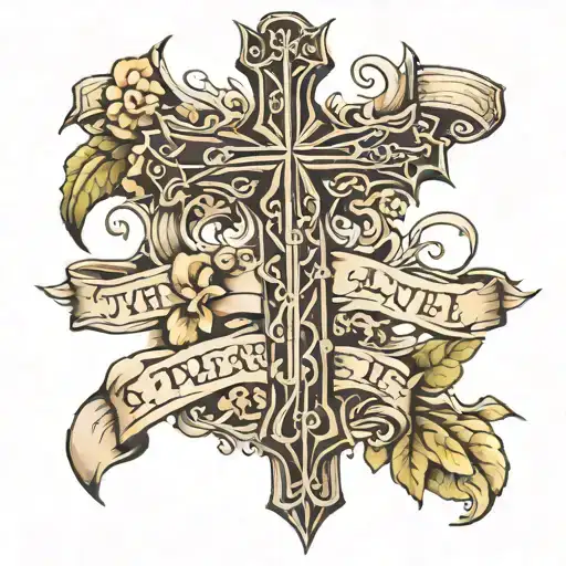 Cross With Bible Verse