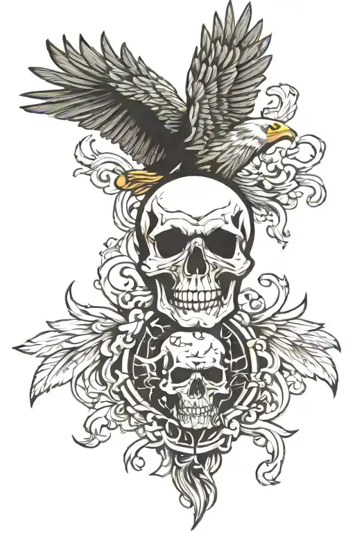 Skull And Eagle