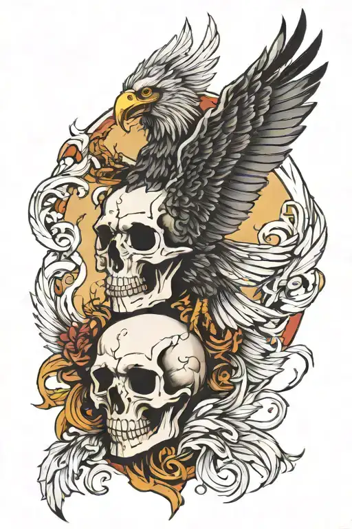 Skull And Eagle