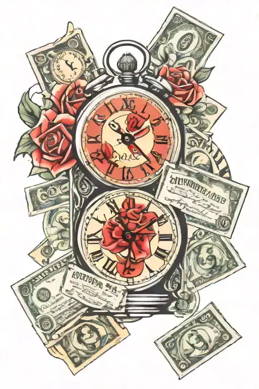 Dollars And Time And Card