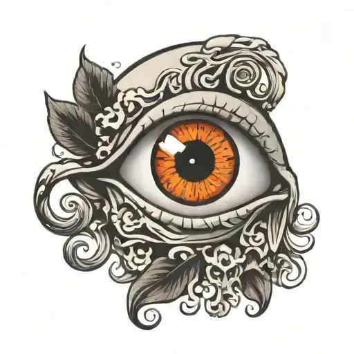 Eye With Skull Inside