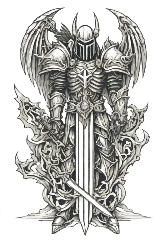 Tyrael From Diablo 3 With Sword Like Insuline Pen