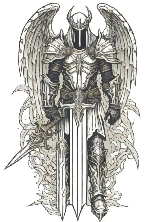 Tyrael From Diablo 3 With Sword Like Insuline Pen