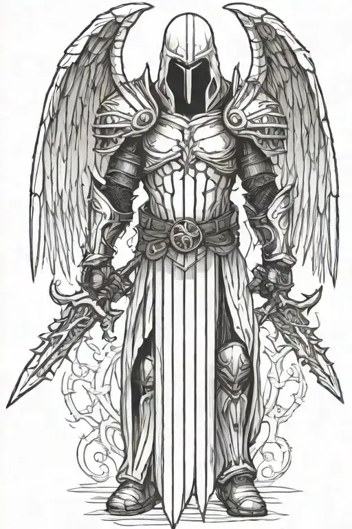 Tyrael From Diablo 3 With Sword Like Insuline Pen