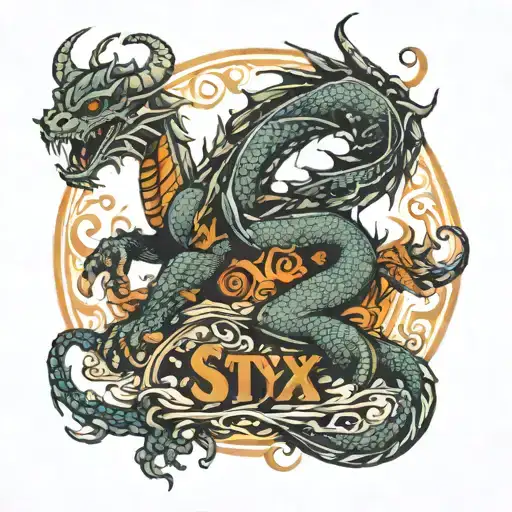 Dragon With The Name Styx
