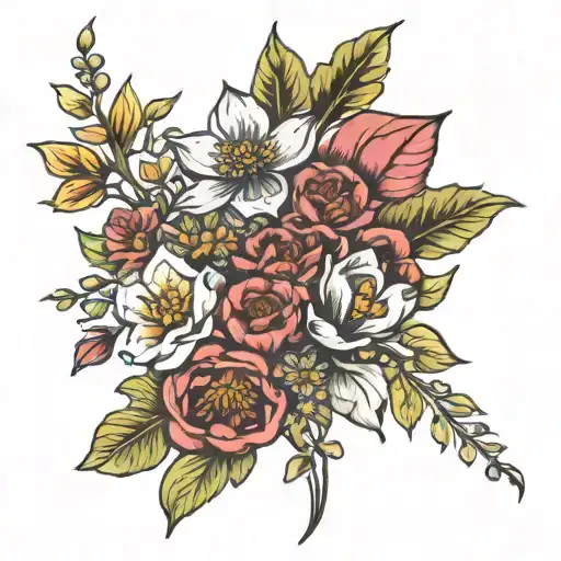 Birth Flower Bouquet