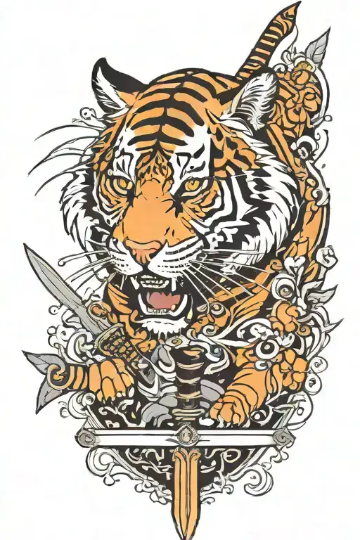 Sword And Tiger