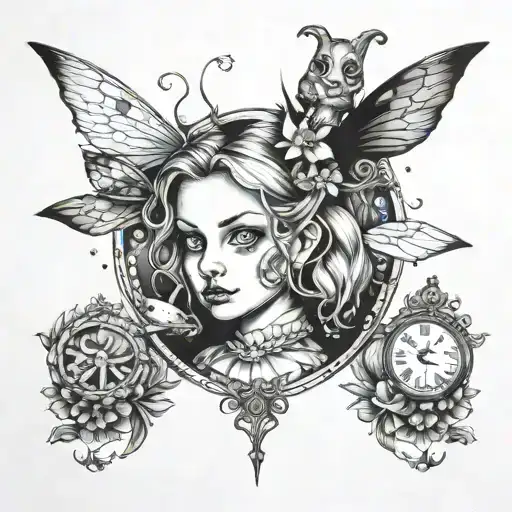 Dark Version Of Alice In Wonderland