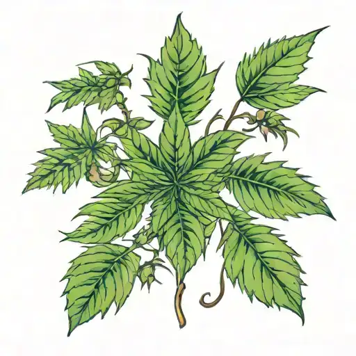Cook On Hemp Plant