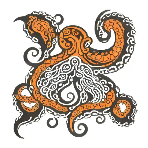 Octopus Maori Tribal