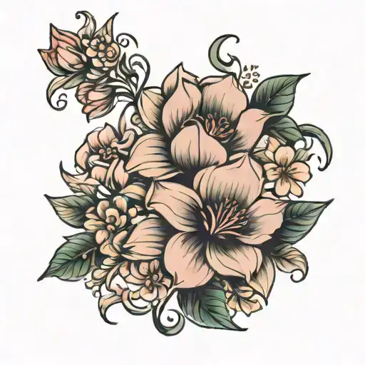 Flowers With A Quote